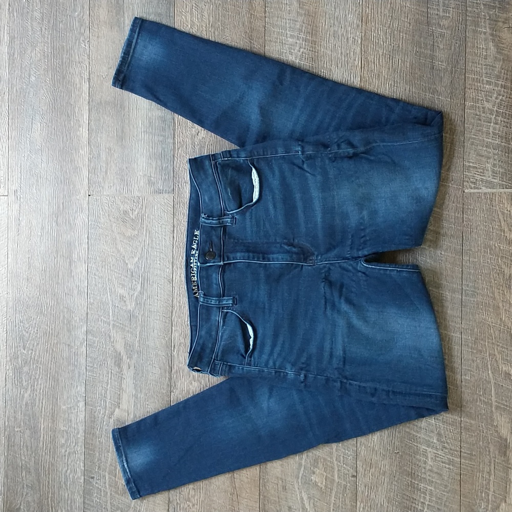 American Eagle Blue Skinny Jeans